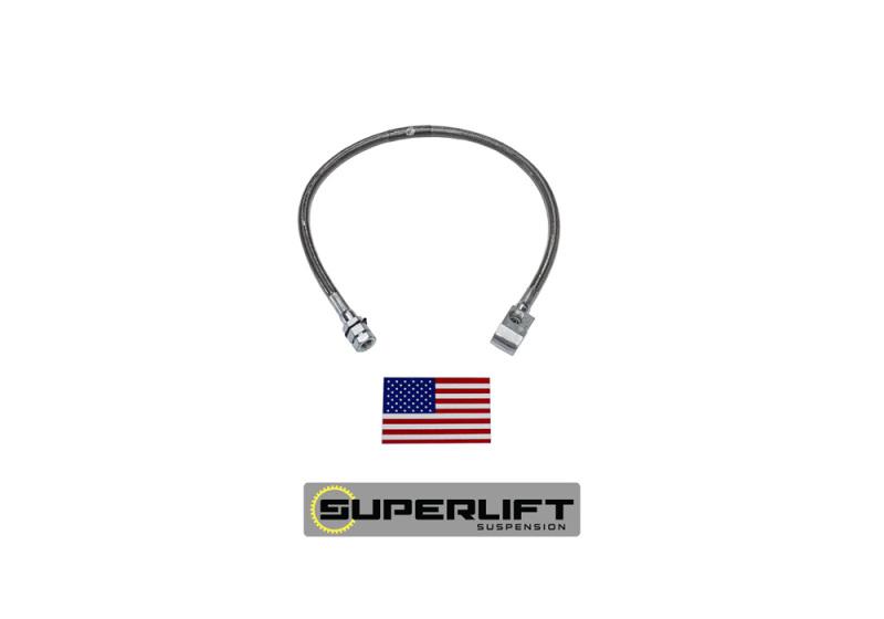 Superlift 80-96 Ford F-150/Bronco w/ 4-6in Lift Kit (Single) Bullet Proof Brake Hoses 91330 Main Image