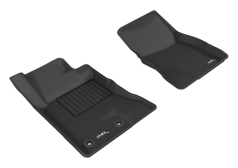 3D MAXpider 2015-2020 Ford Mustang Kagu 1st Row Floormat - Black L1FR08511509 Main Image