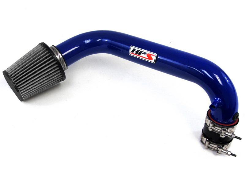 HPS Performance Shortram Air Intake Kit 2001-2005 Honda Civic DX EX LX VI 1.7L, Blue