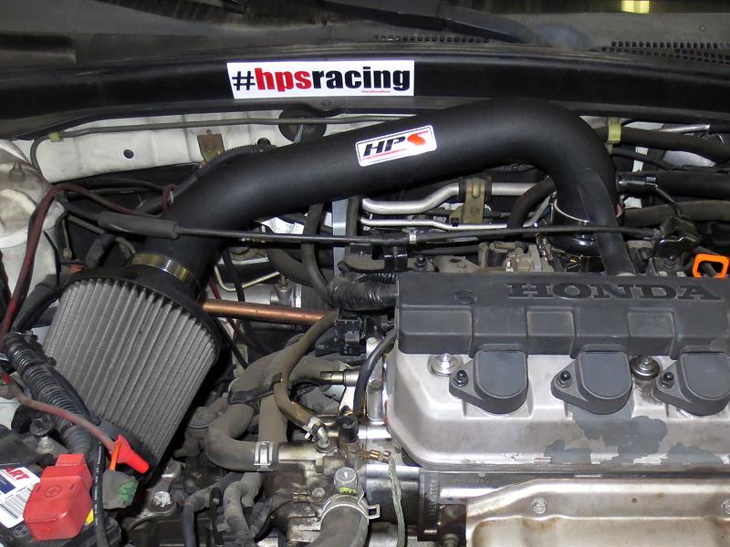 HPS Performance Shortram Air Intake Kit 2001-2005 Honda Civic DX EX LX VI 1.7L, Black