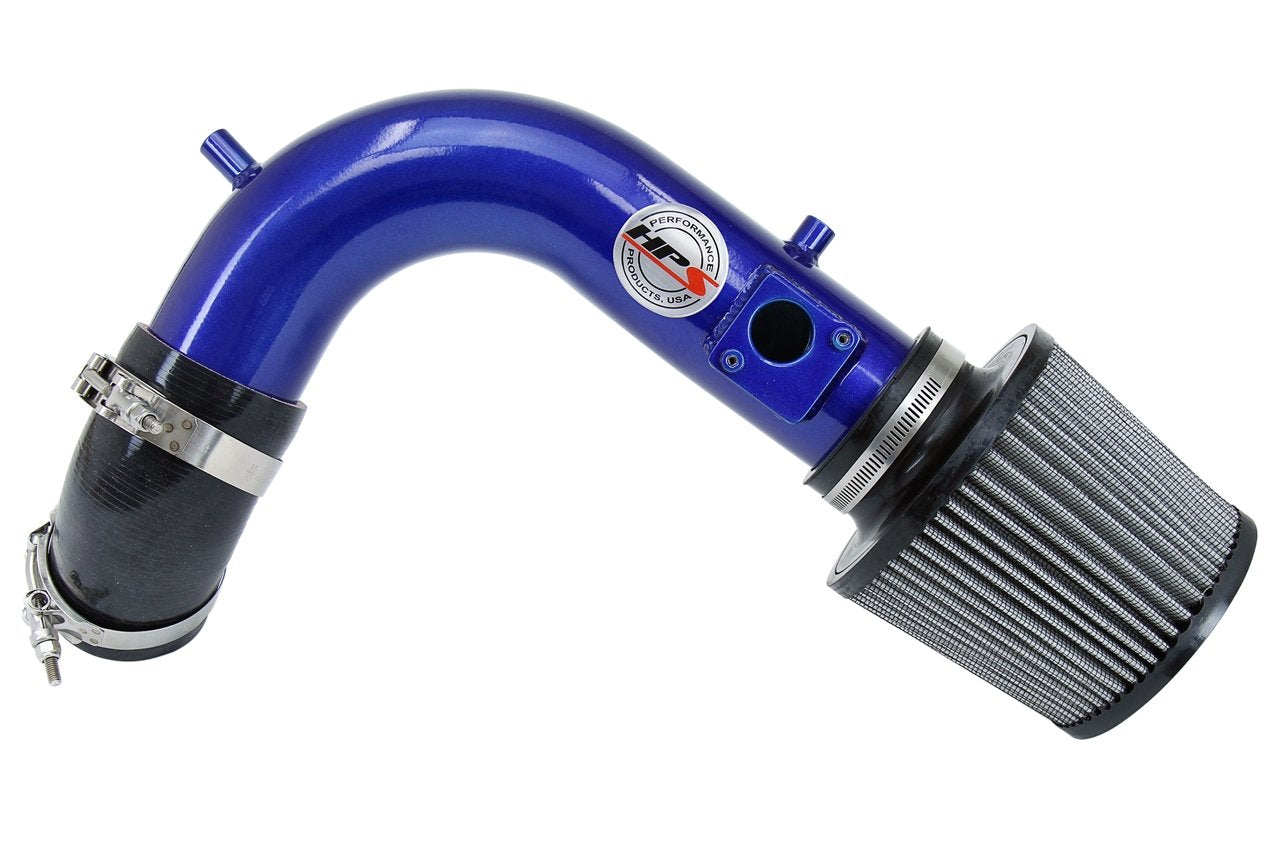 HPS Performance Shortram Air Intake Kit 2009-2014 Acura TSX 2.4L, Blue