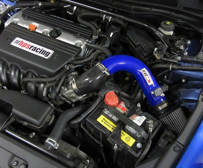 HPS Shortram Air Intake Kit 2008-2012 Honda Accord 2.4L, Blue