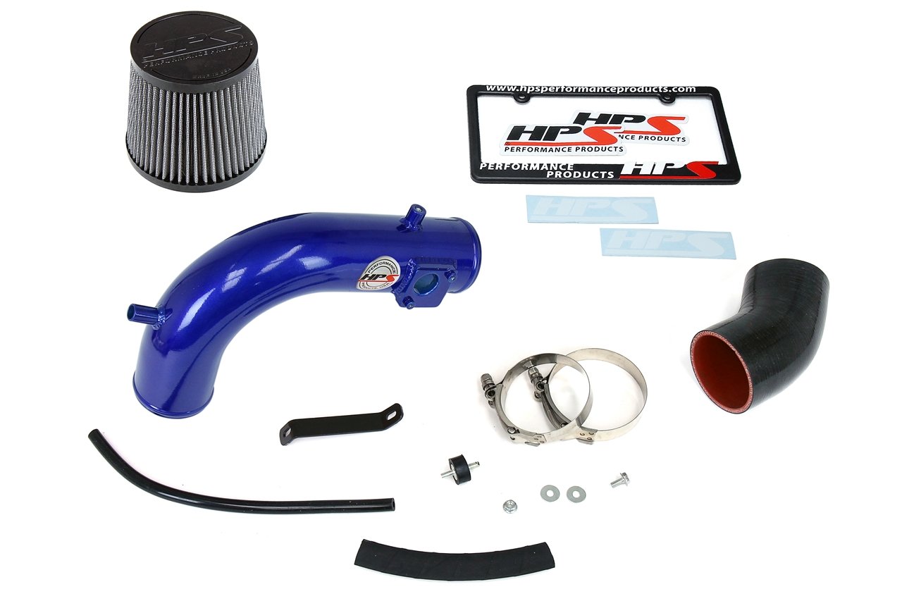 HPS Performance Shortram Air Intake Kit 2009-2014 Acura TSX 2.4L, Blue