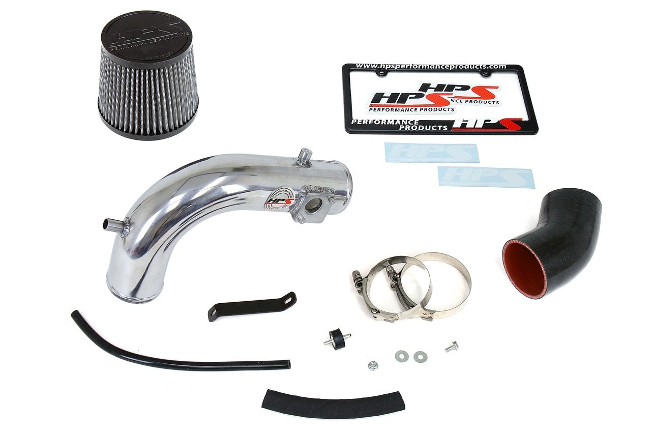 HPS Shortram Air Intake Kit 2008-2012 Honda Accord 2.4L, Polish