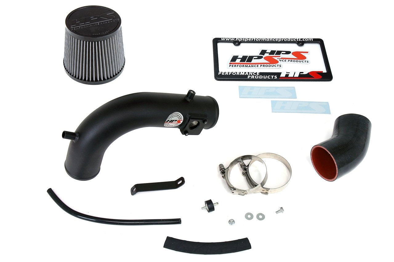 HPS Performance Shortram Air Intake Kit 2009-2014 Acura TSX 2.4L, Black