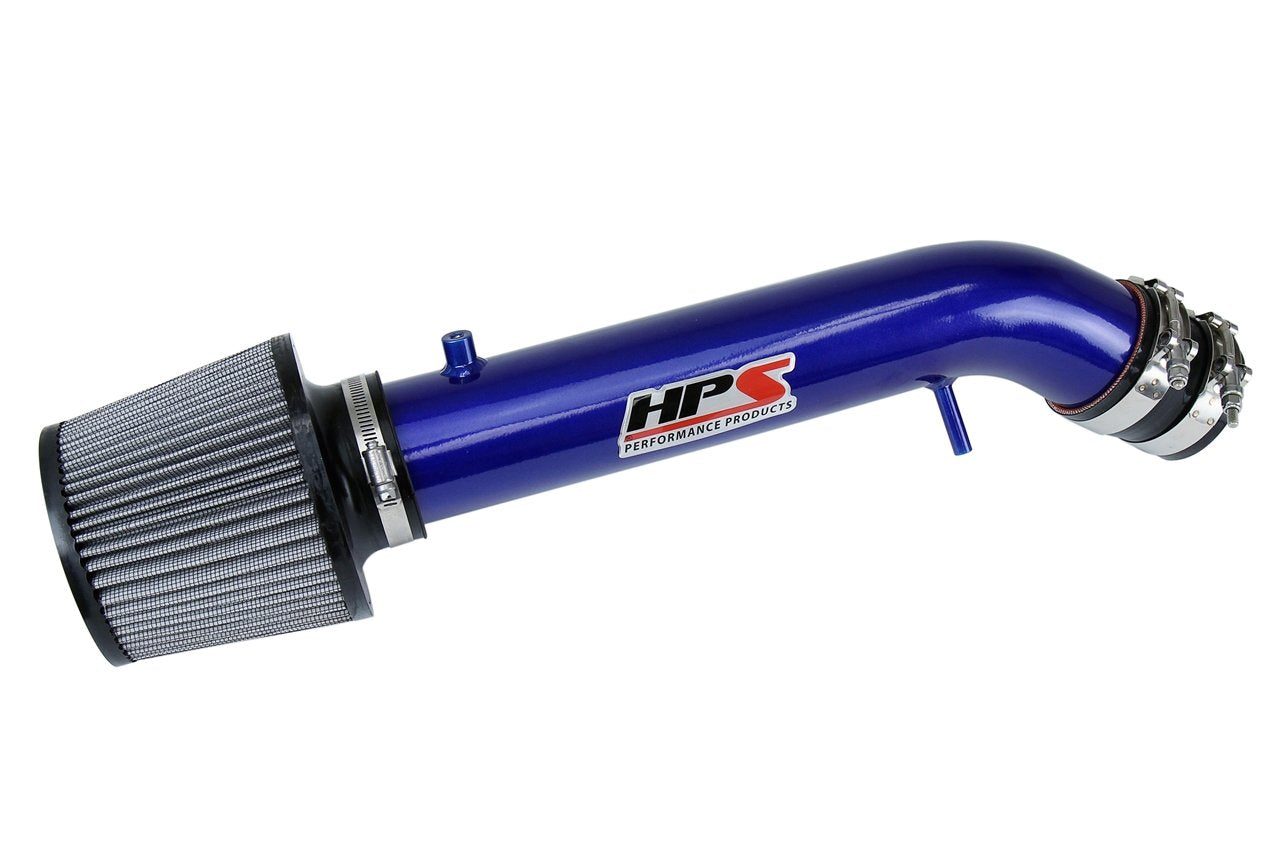 HPS Performance Shortram Air Intake Kit 1992-1995 Honda Civic EG SOHC D Series D15 D16, Blue