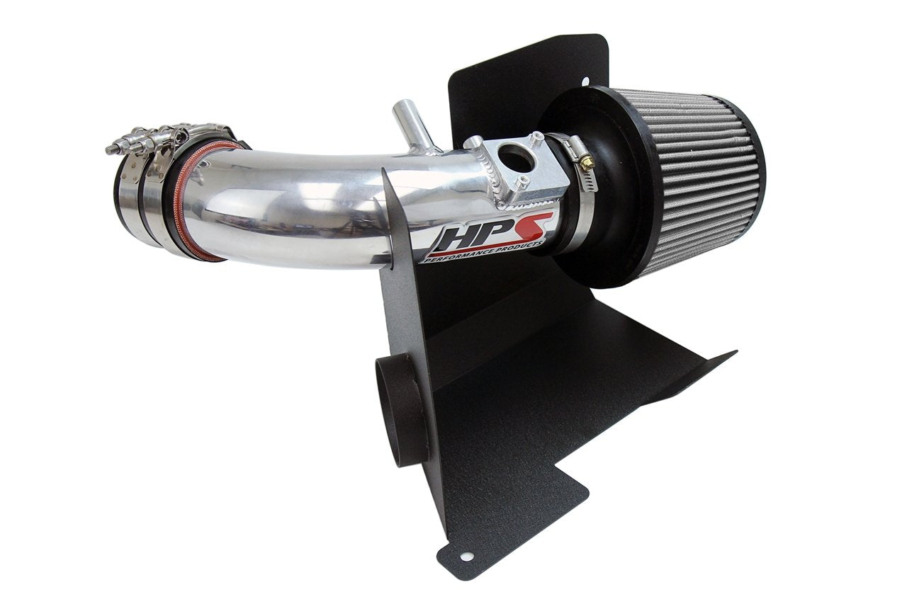 HPS Performance Shortram Air Intake Kit 2012-2015 Honda Civic Si 2.4L, Includes Heat Shield, Polish