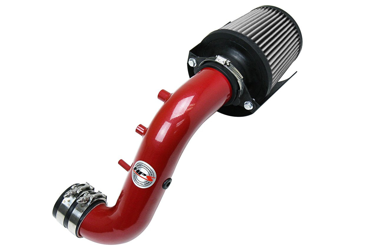 HPS Performance Shortram Air Intake Kit 2002-2006 Acura RSX Type-S 2.0L, Includes Heat Shield, Red