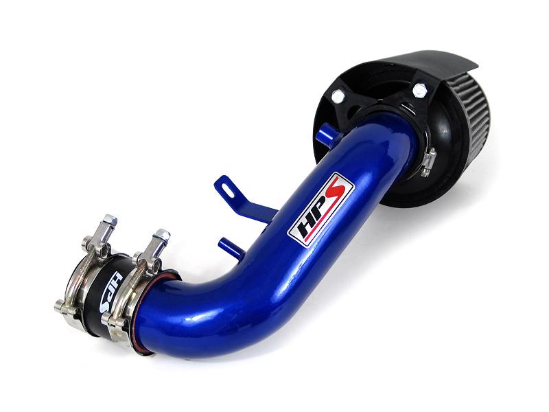 HPS Performance Shortram Air Intake Kit 2002-2006 Acura RSX Base 2.0L, Includes Heat Shield, Blue