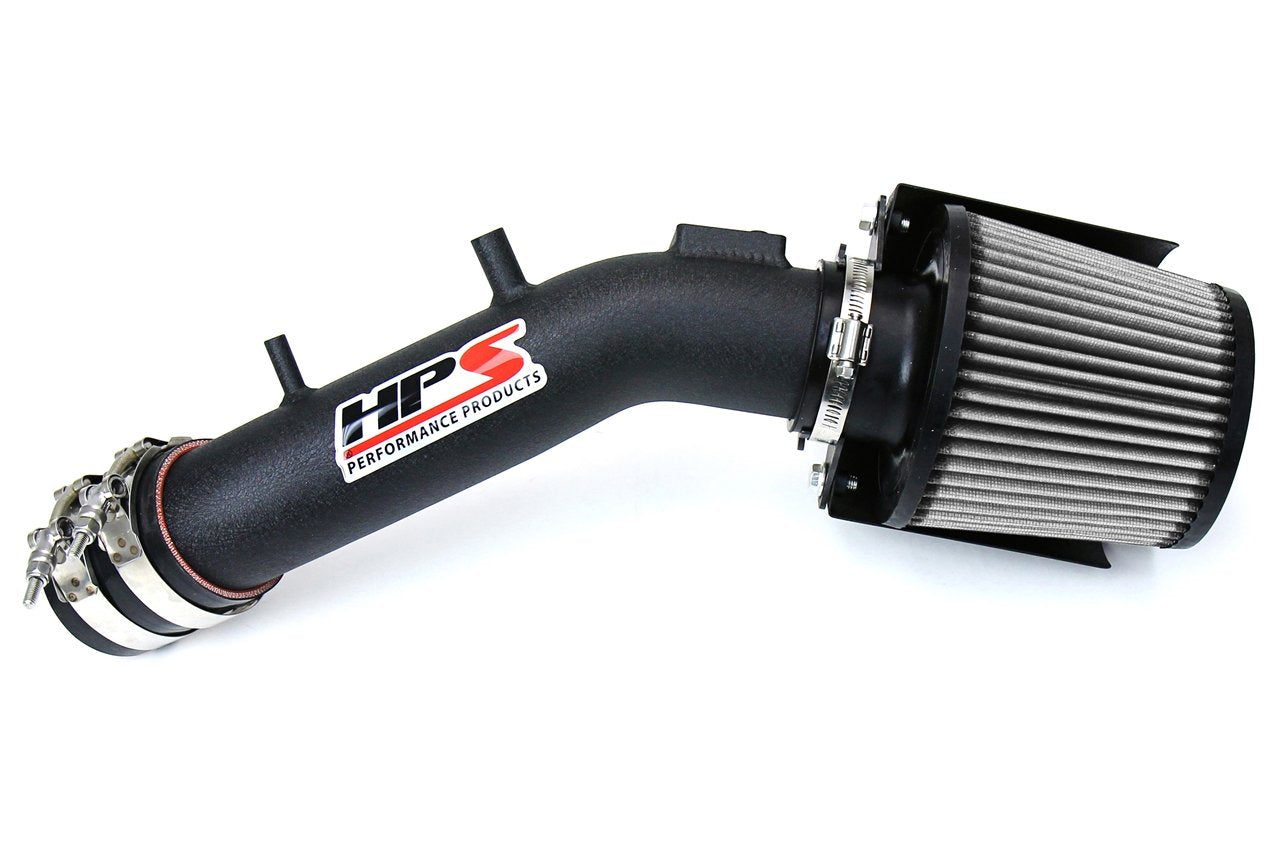 HPS Performance Shortram Air Intake Kit 2003-2007 Honda Accord 2.4L with MAF Sensor SULEV, Includes Heat Shield, Black