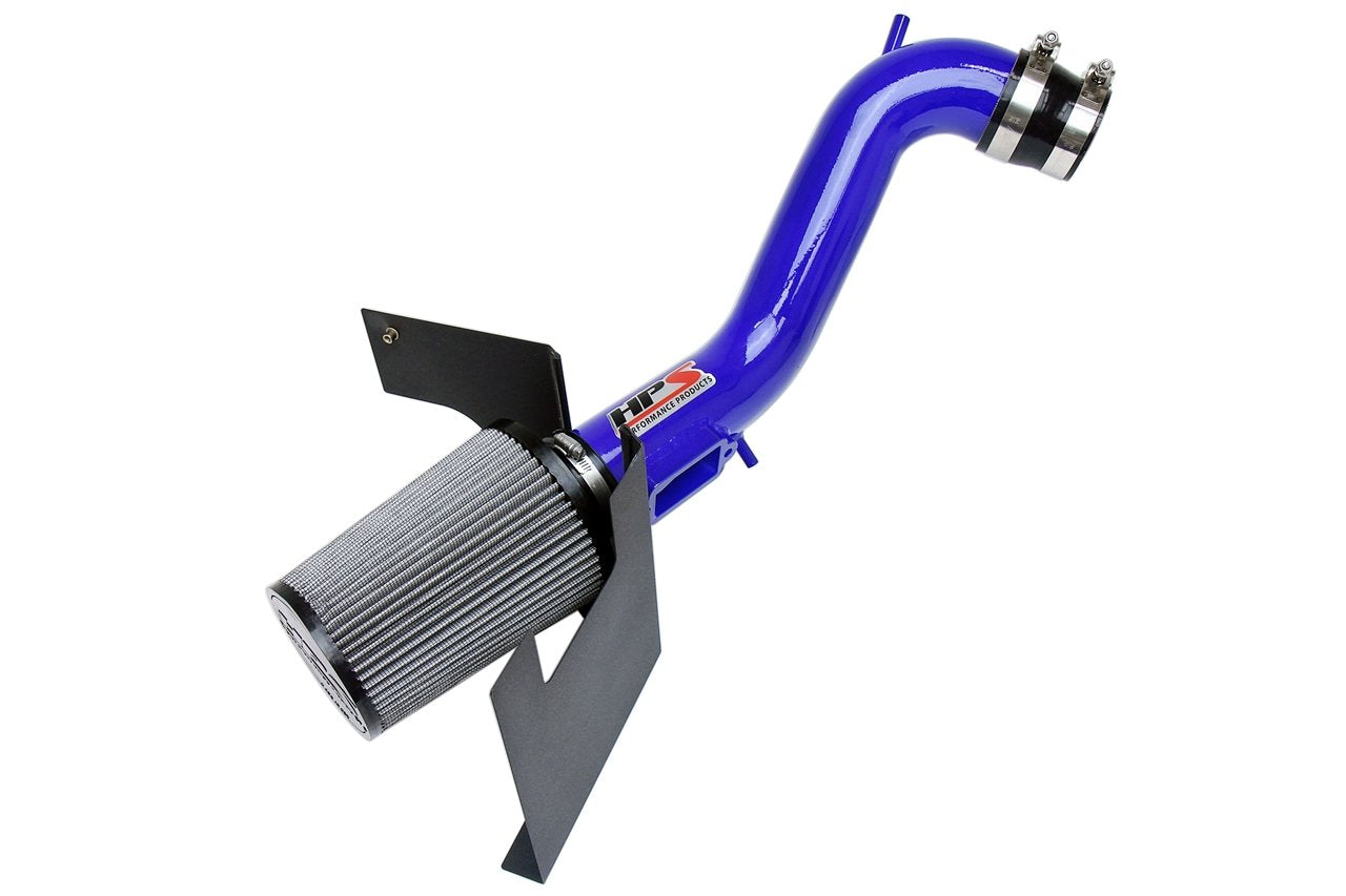 HPS Shortram Air Intake Kit 1997-1998 Toyota Supra Non Turbo 3.0L I6, Includes Heat Shield, Blue