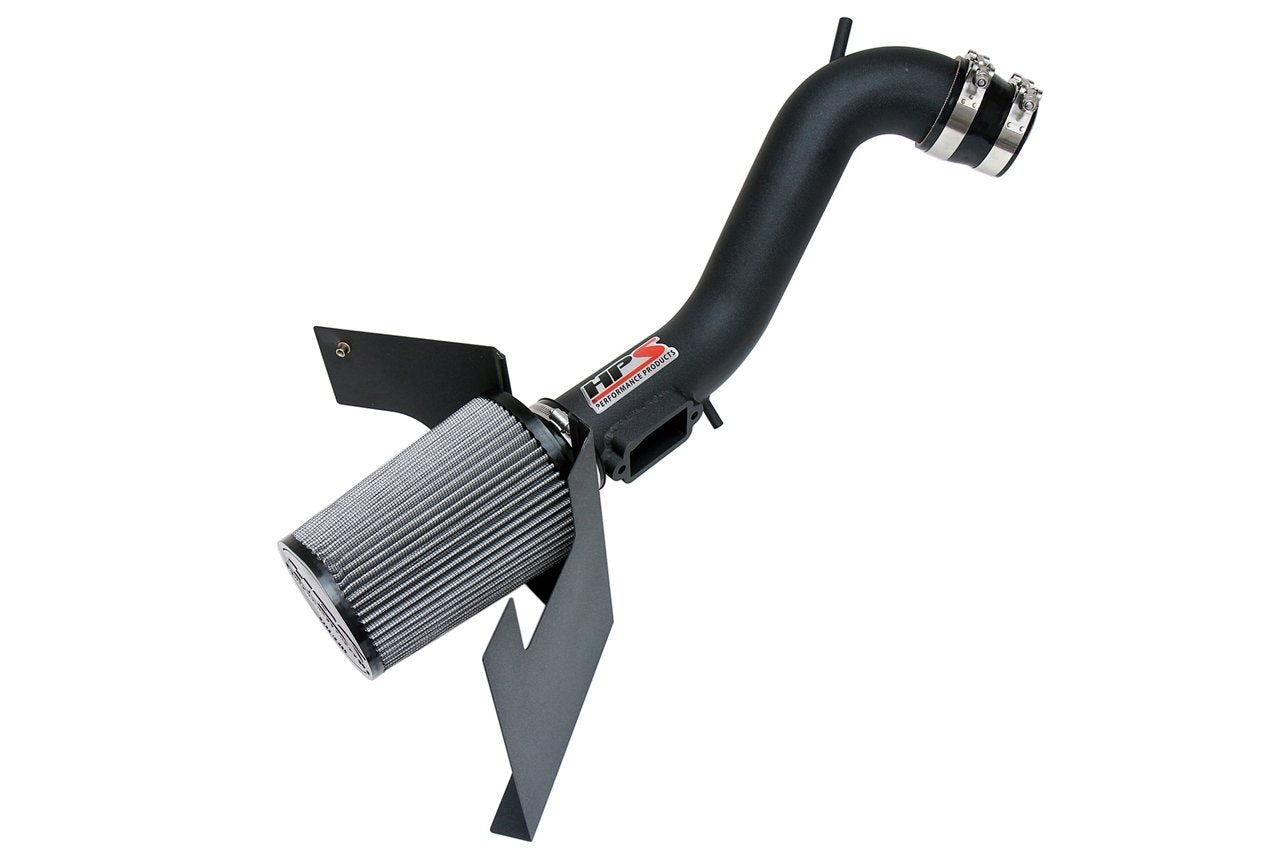 HPS Shortram Air Intake Kit 1997-1998 Toyota Supra Non Turbo 3.0L I6, Includes Heat Shield, Black