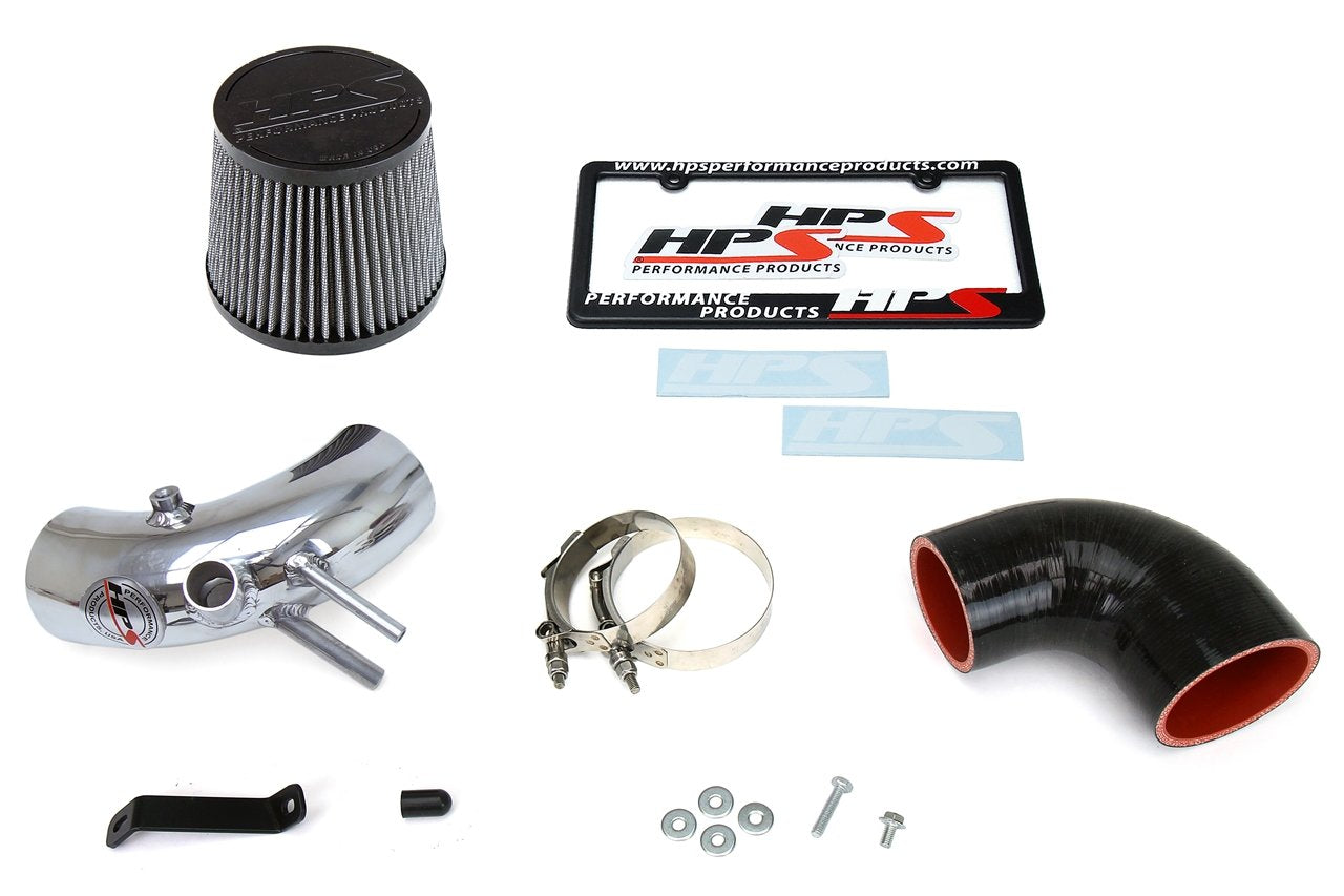 HPS Shortram Air Intake Kit 2013-2014 Hyundai Genesis Coupe 2.0T Turbo, Polish