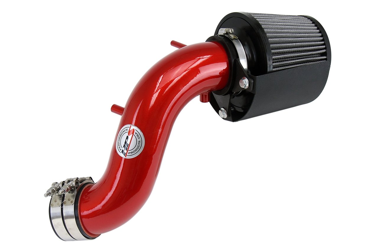 HPS Performance Shortram Air Intake Kit 2011-2014 Hyundai Sonata 2.4L, Includes Heat Shield, Red