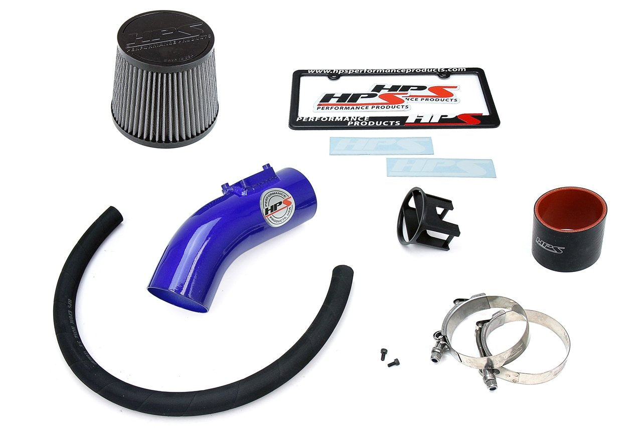 HPS Performance Shortram Air Intake Kit 2009-2013 Mazda Mazda6 2.5L, Blue