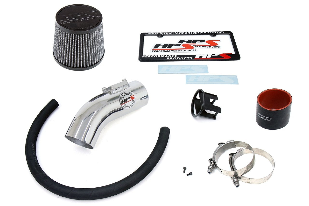 HPS Performance Shortram Air Intake Kit 2009-2013 Mazda Mazda6 2.5L, Polish