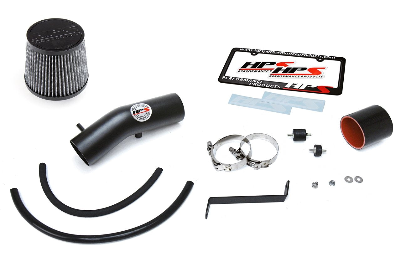 HPS Performance Shortram Air Intake Kit 2003-2007 Honda Accord 3.0L V6, Black