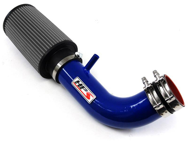 HPS Performance Shortram Air Intake Kit 2007-2011 Jeep Wrangler 3.8L V6, Blue