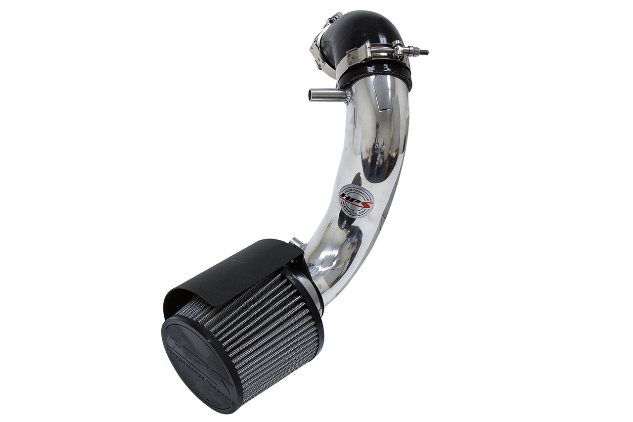 HPS Shortram Air Intake Kit 1991-2001 Jeep Cherokee 4.0L I6, Includes Heat Shield, Polish