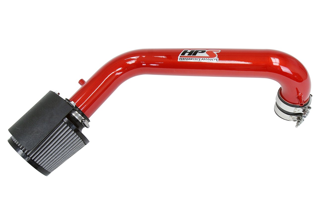 HPS Performance Shortram Air Intake Kit 1996-2000 Honda Civic CX DX LX, Includes Heat Shield, Red