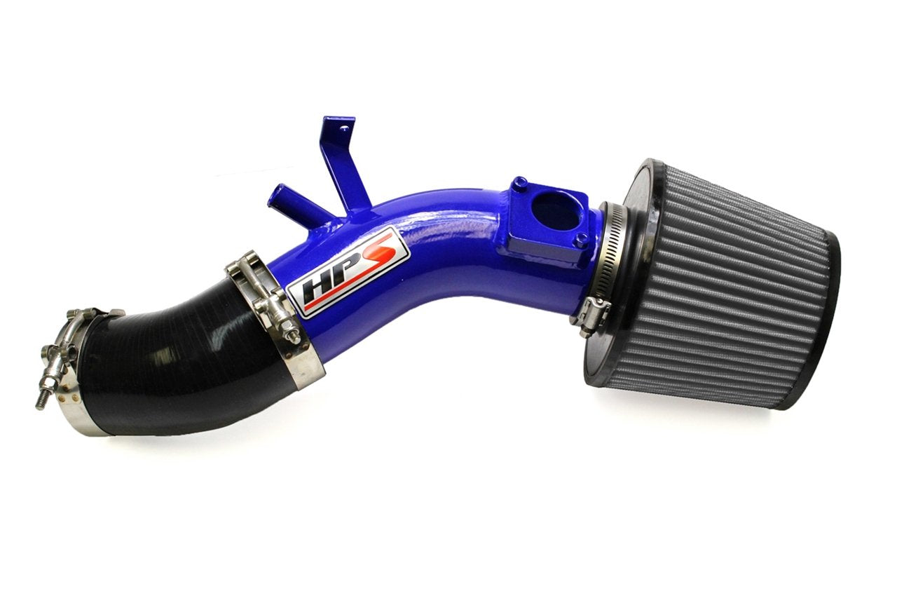 HPS Performance Shortram Air Intake Kit 2005-2008 Toyota Corolla 1.8L, Blue