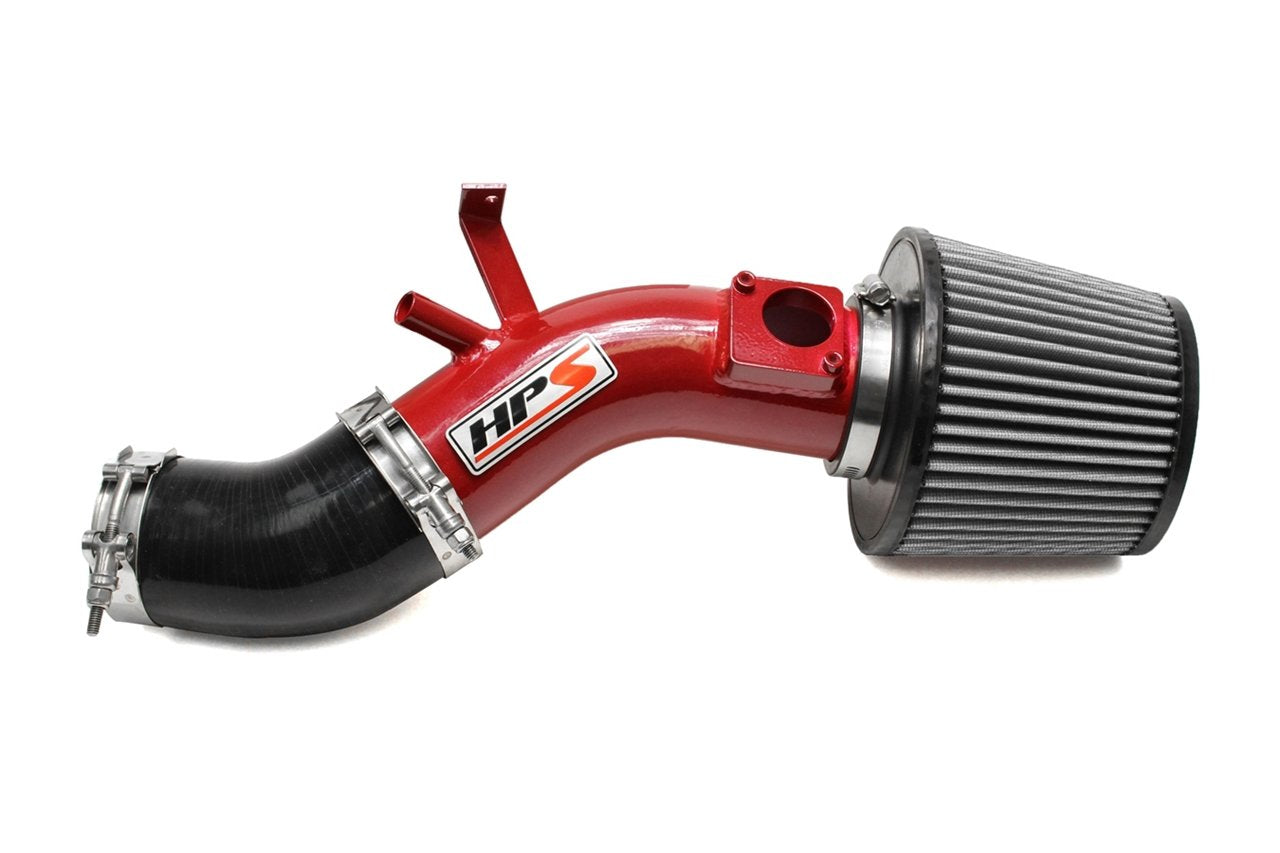 HPS Performance Shortram Air Intake Kit 2005-2008 Toyota Corolla 1.8L, Red