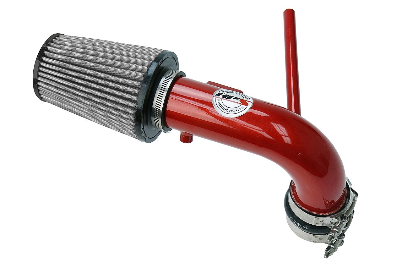 HPS Performance Shortram Air Intake Kit 2011-2017 Lexus CT200h, Red