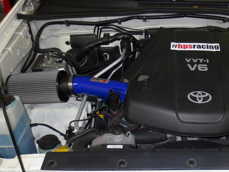 HPS Performance Shortram Air Intake Kit 2007-2009 Toyota FJ Cruiser 4.0L V6, Blue