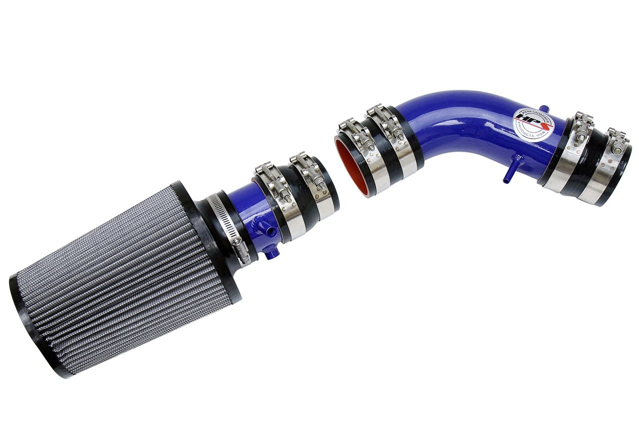 HPS Performance Shortram Air Intake Kit 1996-1998 Toyota 4Runner 3.4L V6, Blue