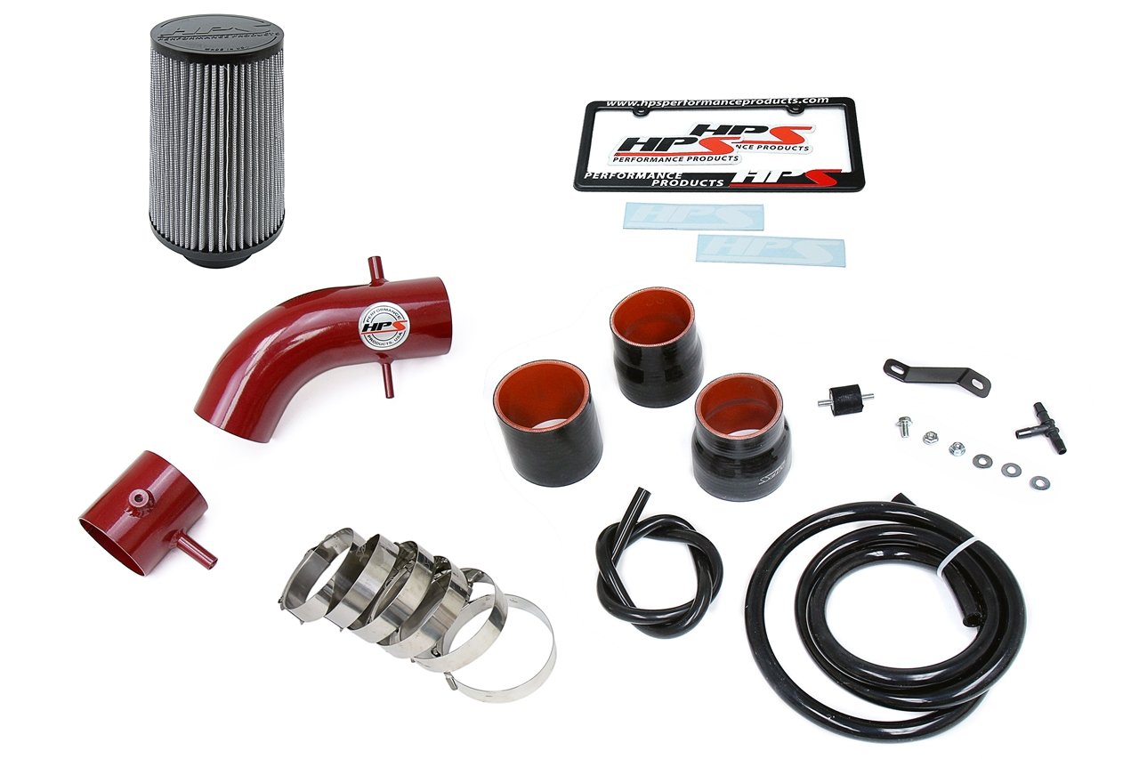 HPS Shortram Air Intake Kit 1996-1998 Toyota 4Runner 3.4L V6, Red