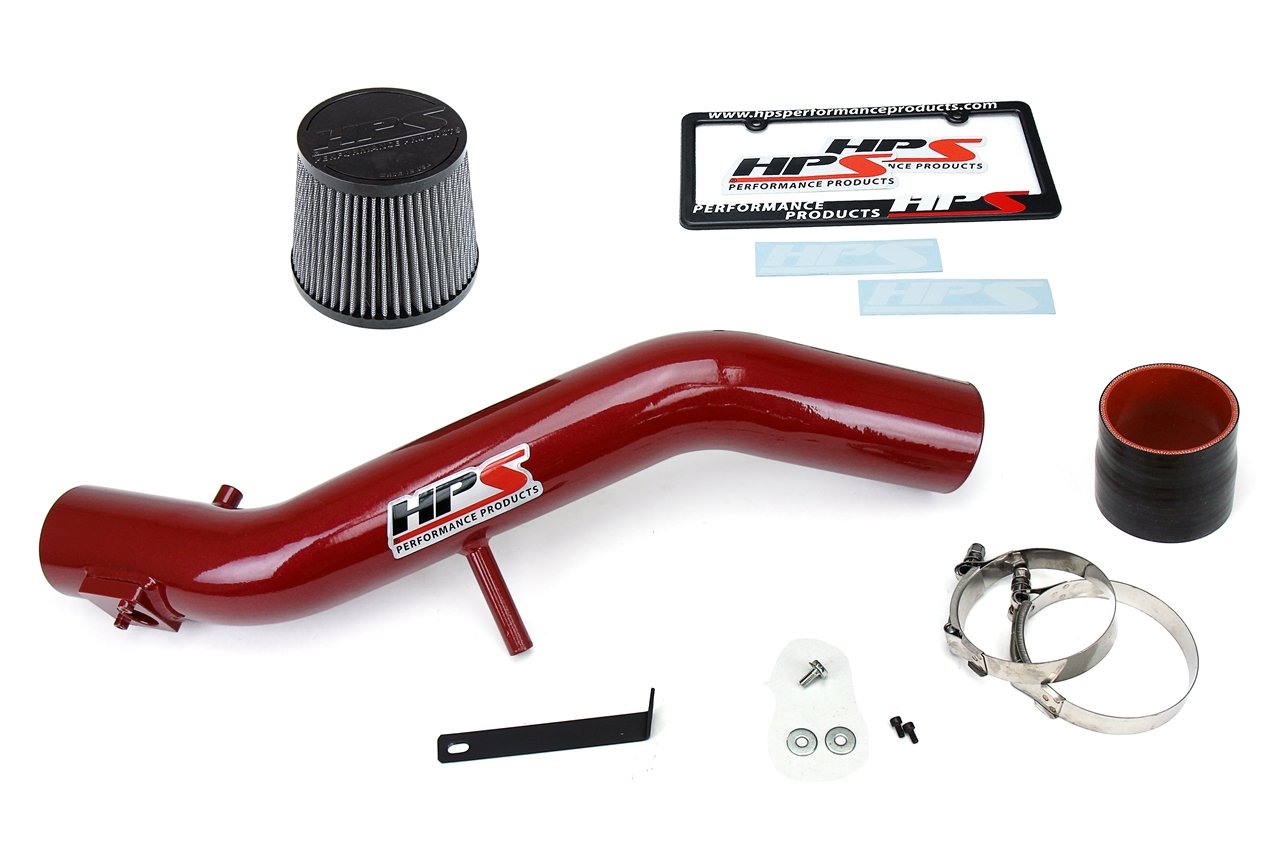 HPS Shortram Air Intake Kit 2006-2011 Lexus GS350 3.5L V6, Red