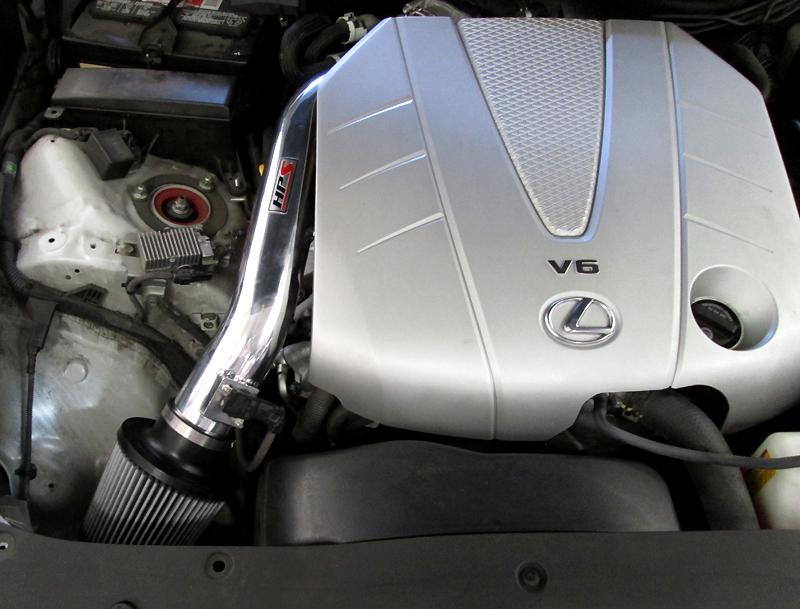 HPS Performance Shortram Air Intake Kit 2006-2011 Lexus GS350 3.5L V6, Polish