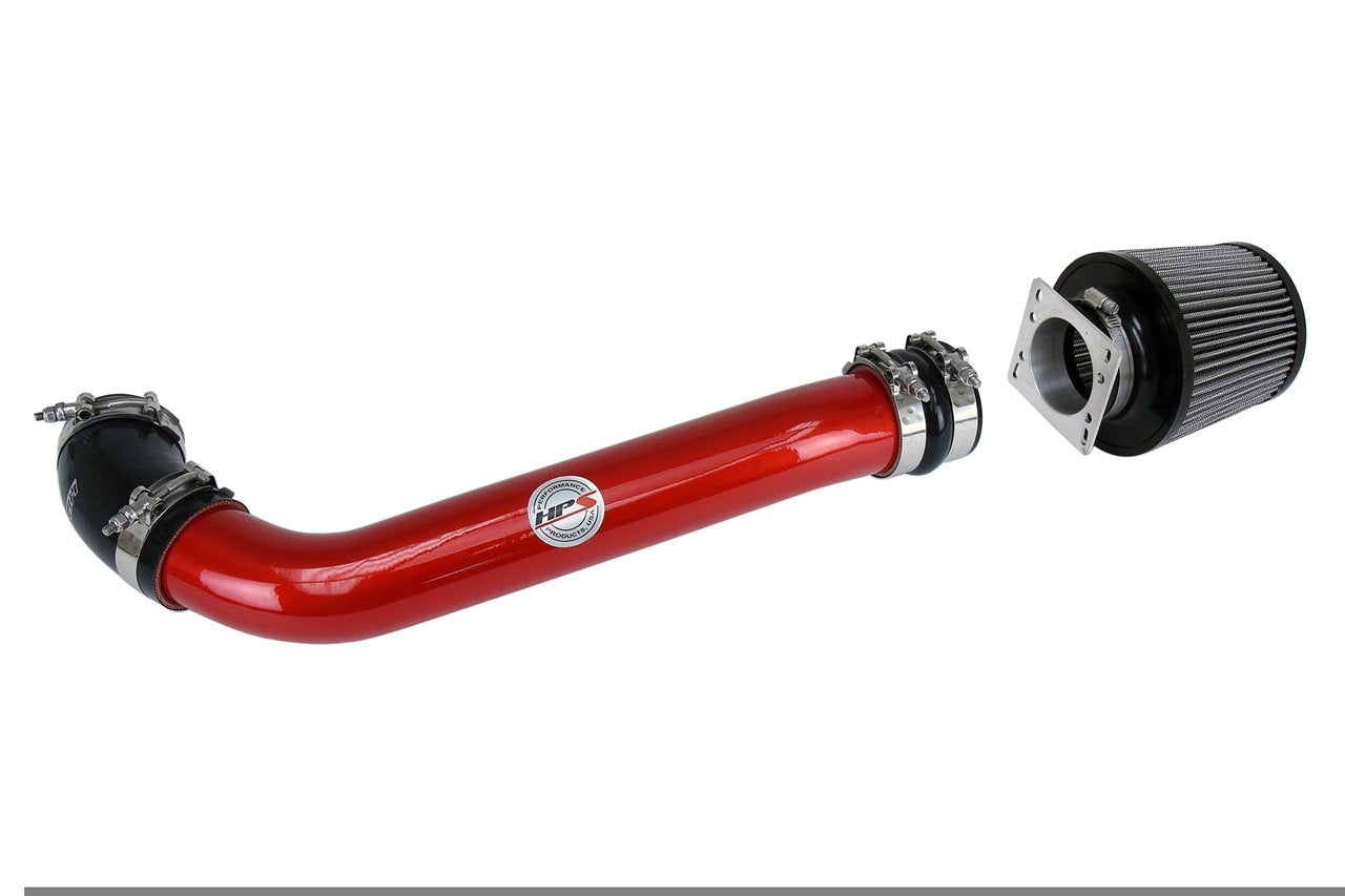 HPS Performance Shortram Air Intake Kit 1989-1995 Toyota Pickup 22RE 2.4L, Red