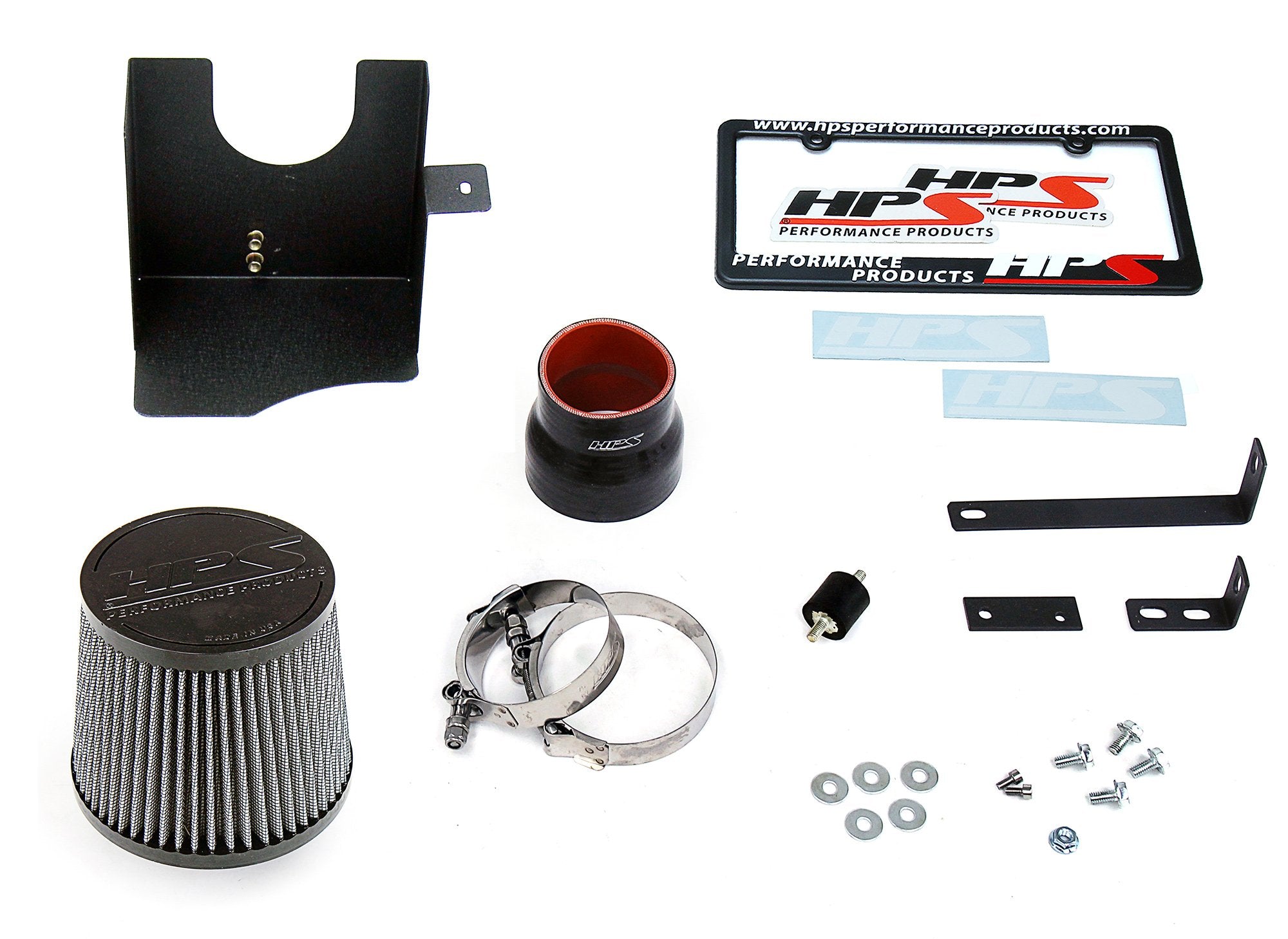 HPS Shortram Air Intake Kit 2005-2006 Scion tC 2.4L, Includes Heat Shield, 827-515