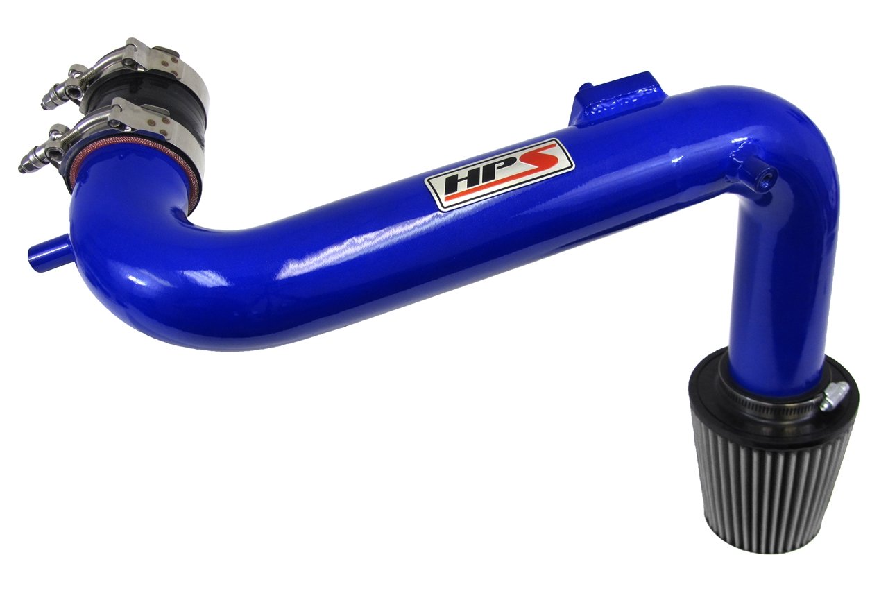 HPS Performance Shortram Air Intake Kit 2012-2015 Scion iQ 1.3L US-Spec, Blue