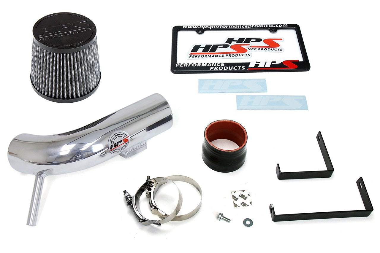 HPS Shortram Air Intake Kit 2013-2017 Nissan Altima Sedan 2.5L, Polish