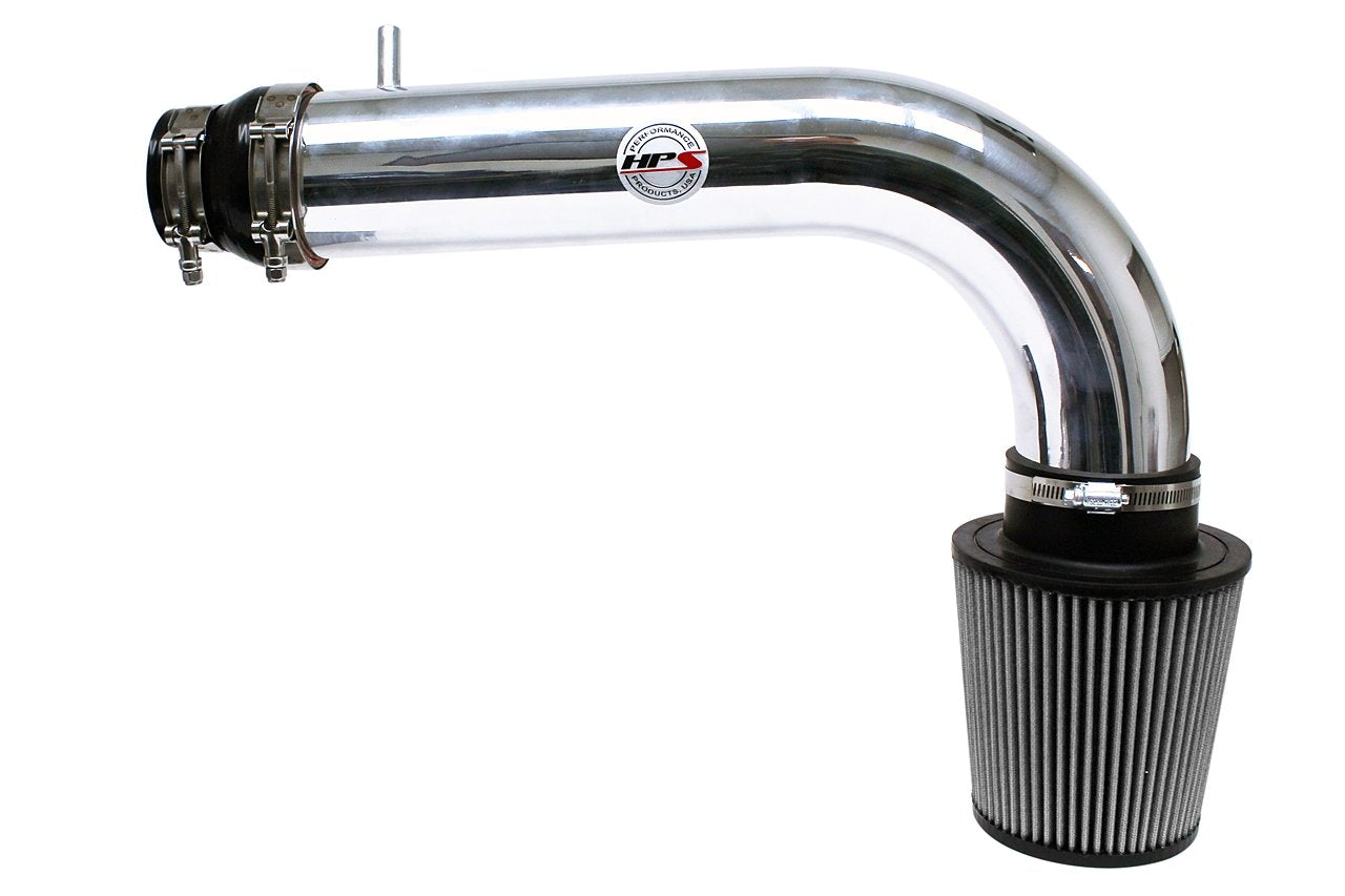 HPS Shortram Air Intake Kit 2006-2008 Honda Ridgeline 3.5L V6, Polish