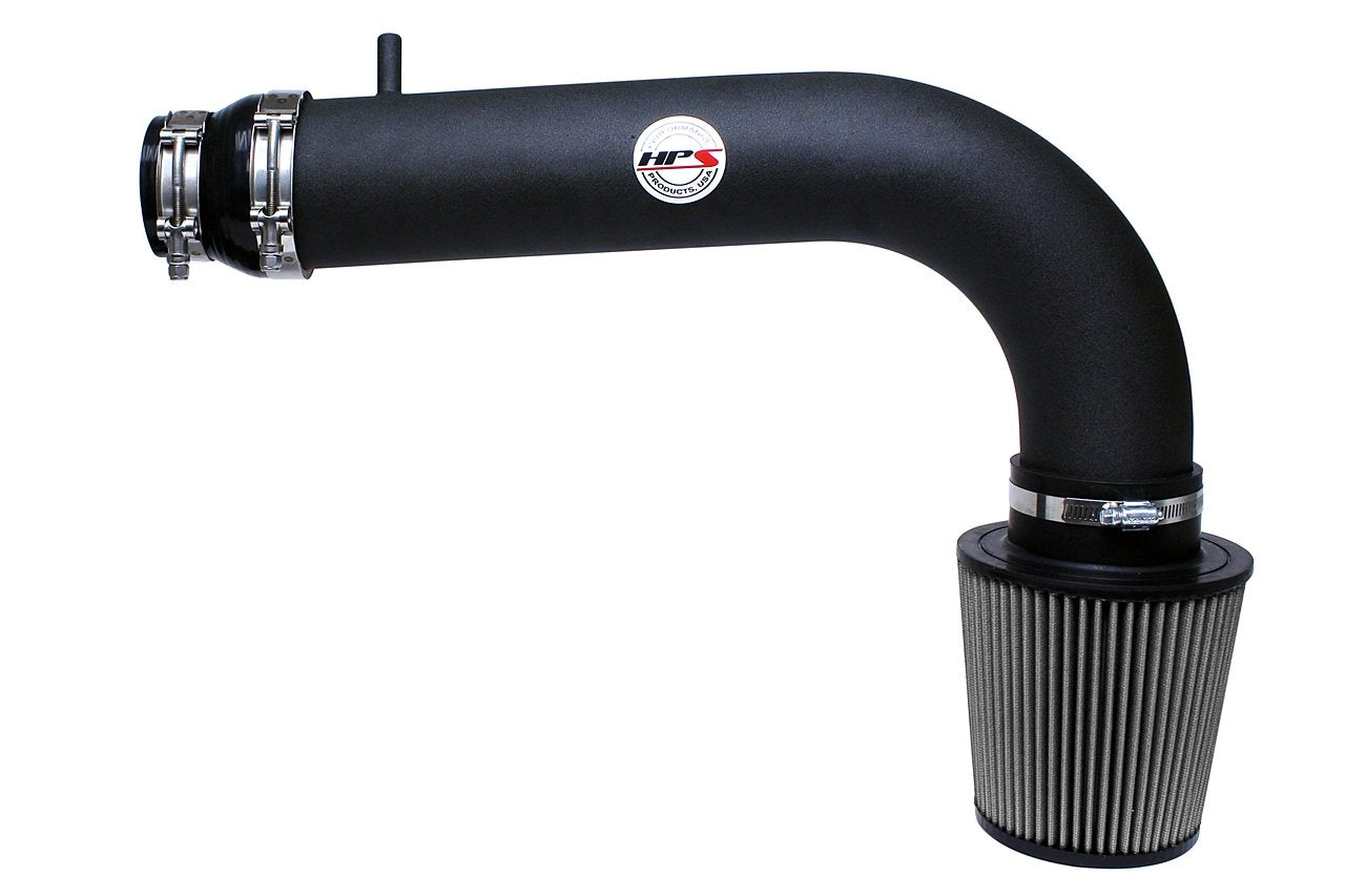 HPS Performance Shortram Air Intake Kit 2006-2008 Honda Ridgeline 3.5L V6, Black