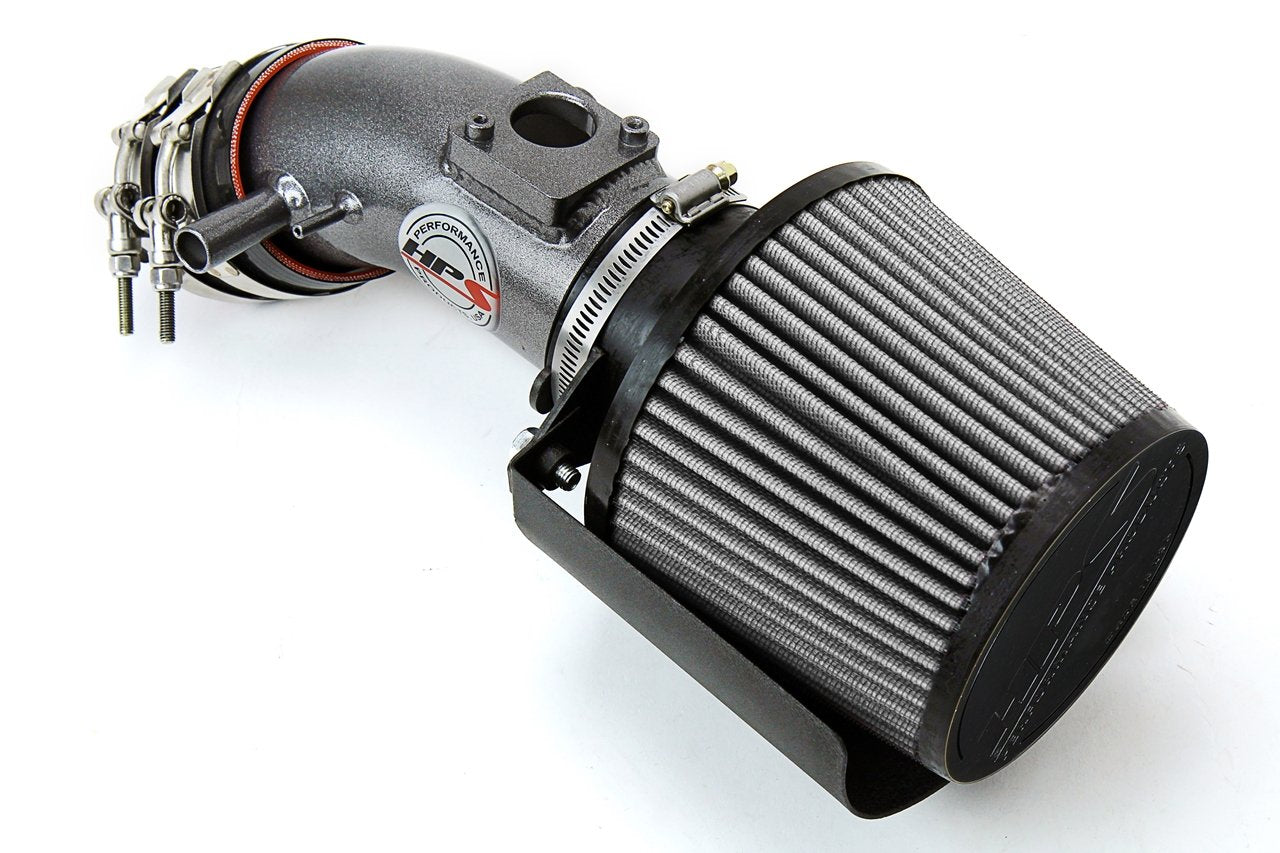 HPS Shortram Air Intake Kit 2007-2017 Toyota Camry 3.5L V6, Includes Heat Shield, Gunmetal