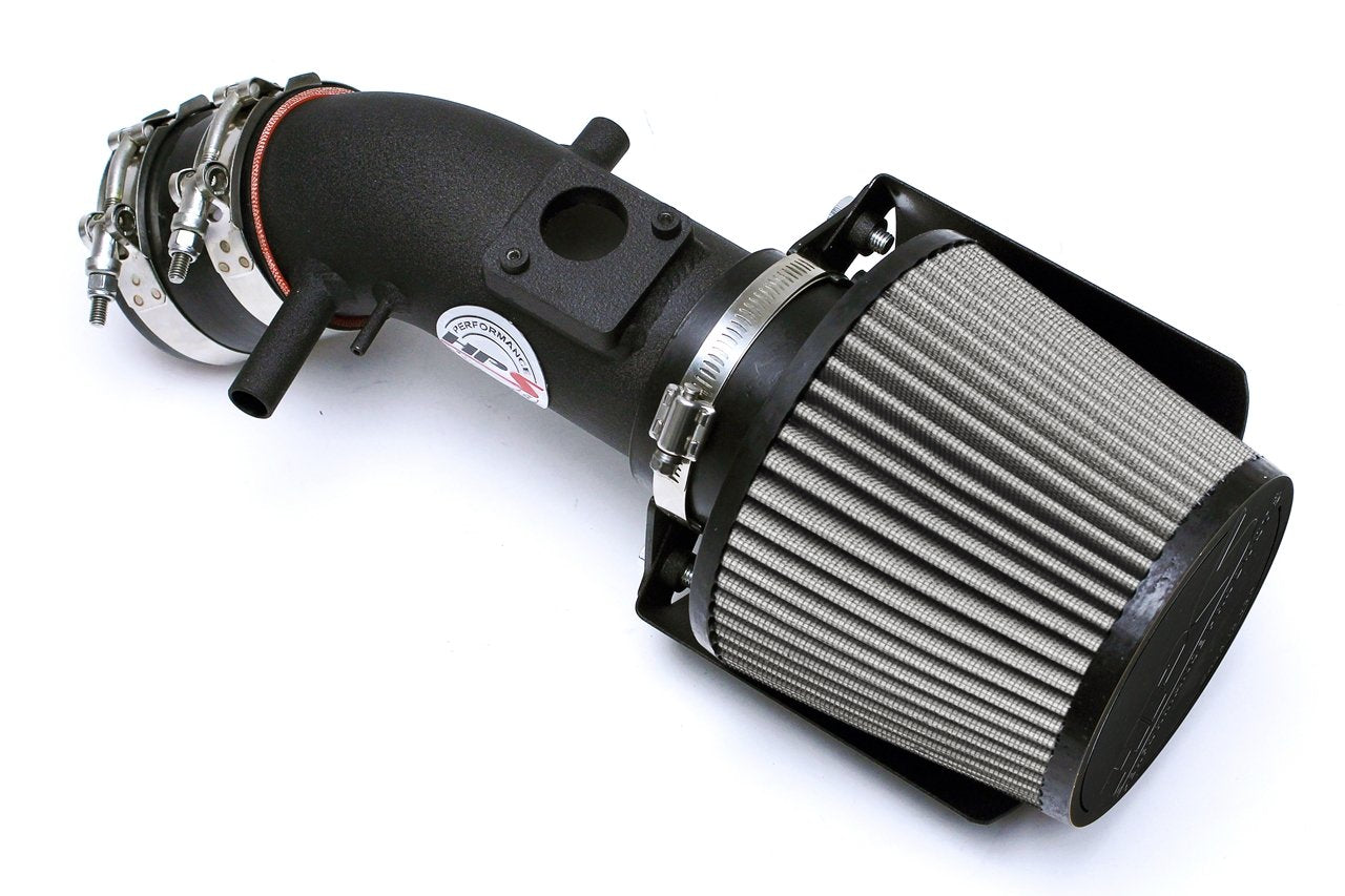 HPS Performance Shortram Air Intake Kit 2007-2017 Toyota Camry 3.5L V6, Includes Heat Shield, Black