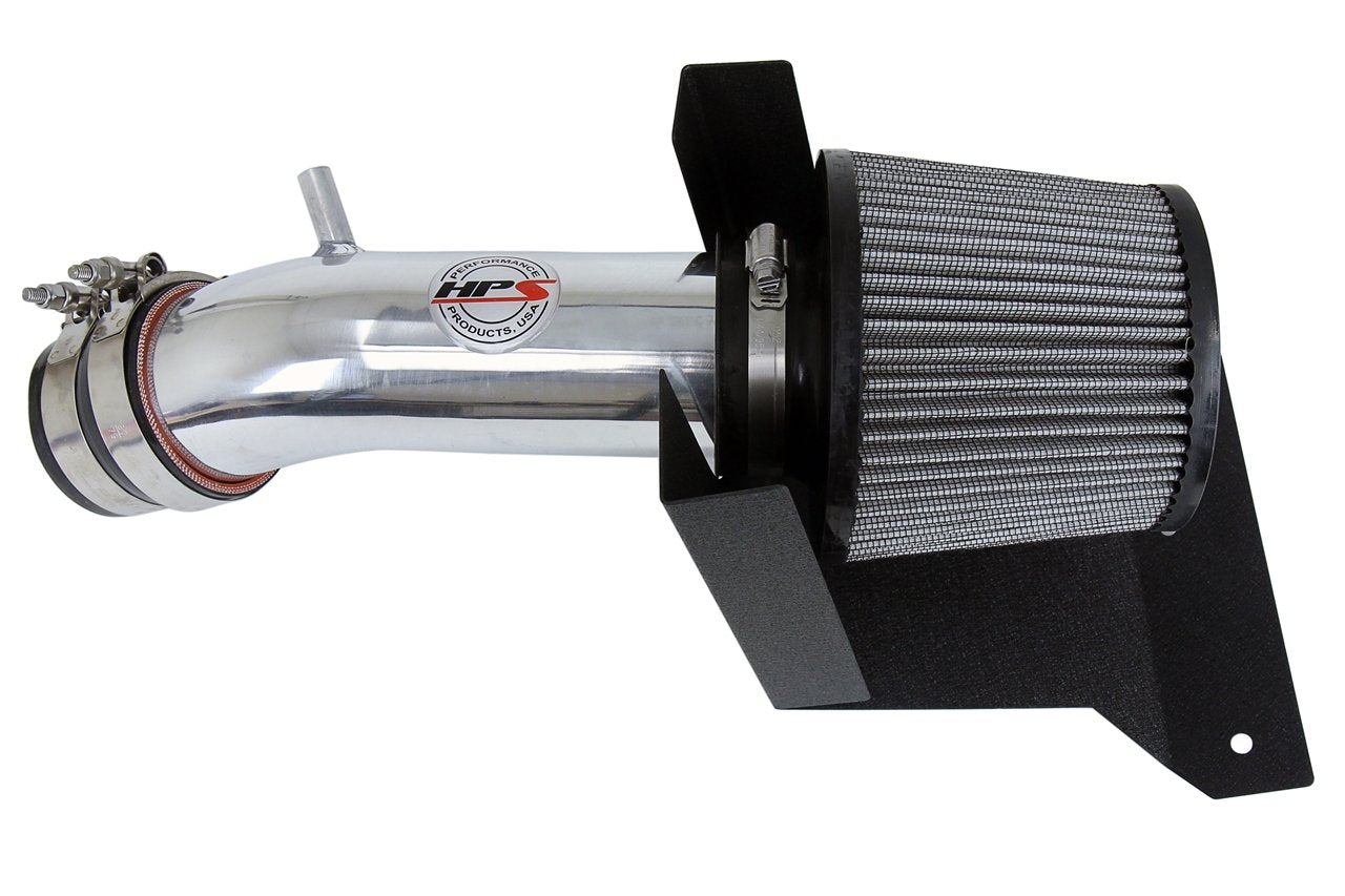 HPS Shortram Air Intake Kit 2011-2016 Hyundai Elantra 1.8L, Includes Heat Shield, Polish