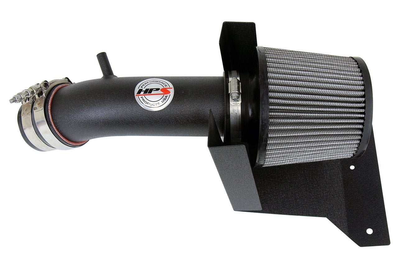 HPS Performance Shortram Air Intake Kit 2011-2016 Hyundai Elantra 1.8L, Includes Heat Shield, Black