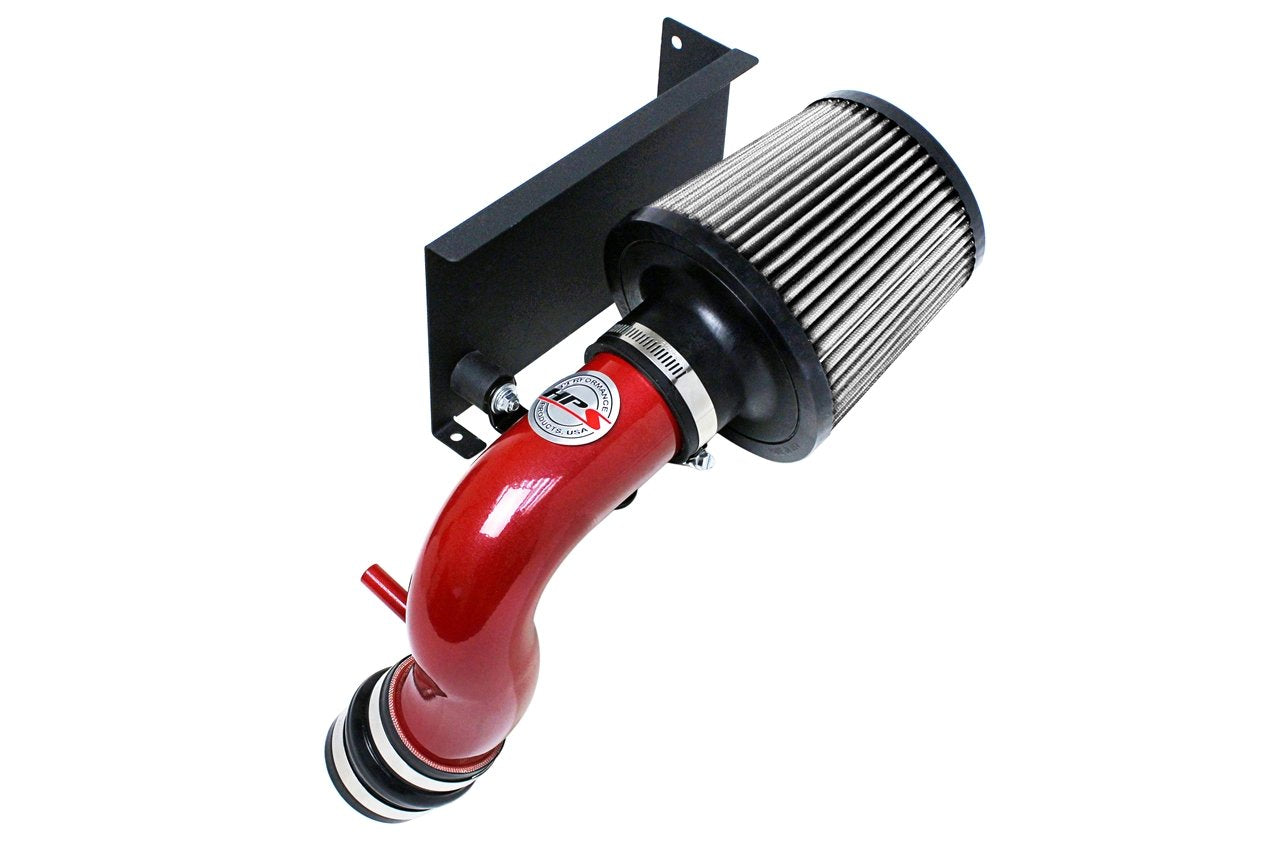 HPS Performance Shortram Air Intake Kit 2002-2005 Mini Cooper S 1.6L Supercharged, Includes Heat Shield, Red