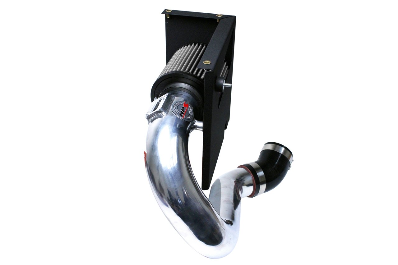 HPS Shortram Air Intake Kit 2015-2017 Subaru WRX 2.0L Turbo, Includes Heat Shield, Polish