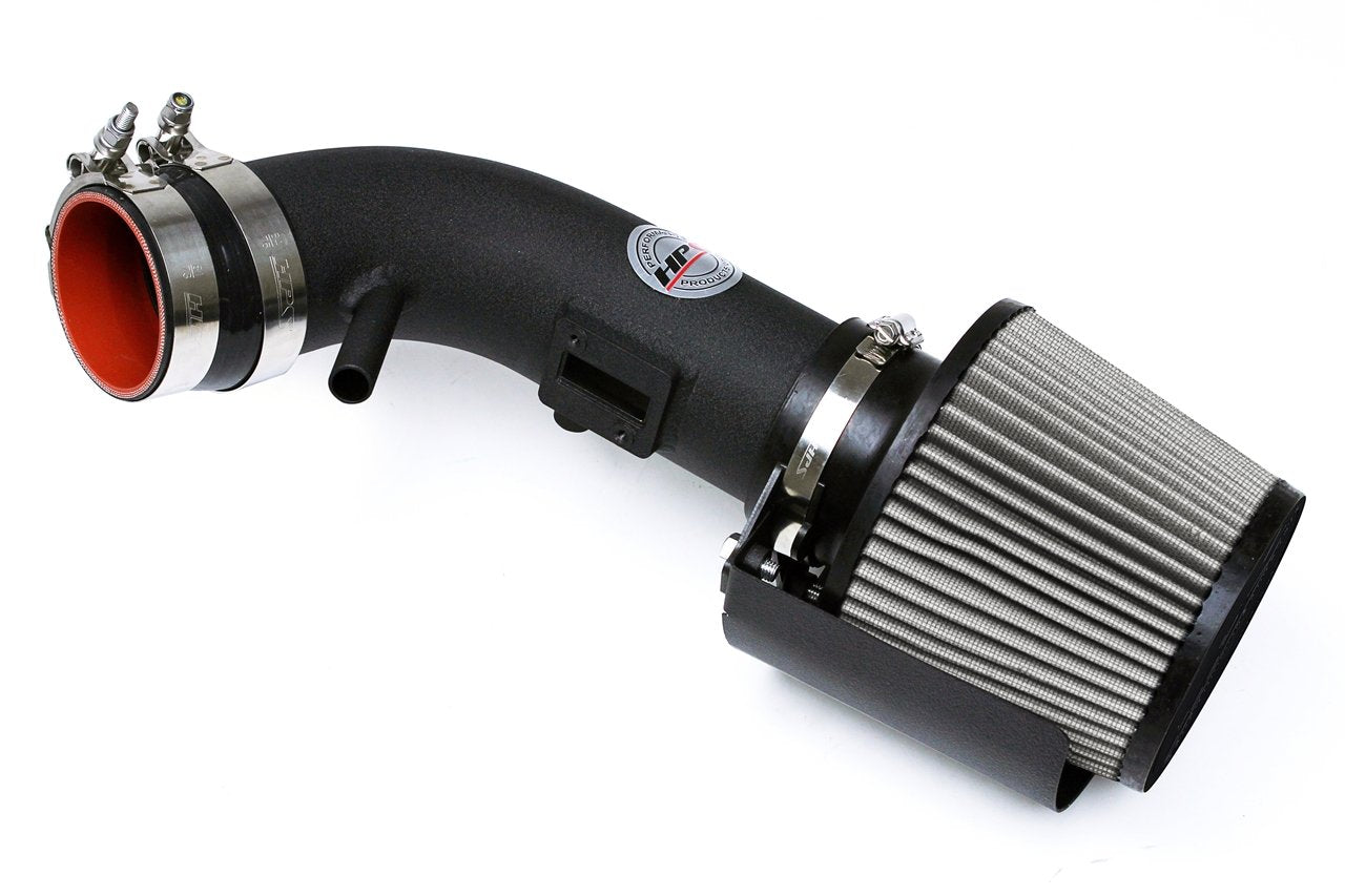 HPS Performance Shortram Air Intake Kit 2007-2012 Nissan Altima 2.5L 4Cyl, Includes Heat Shield, Black