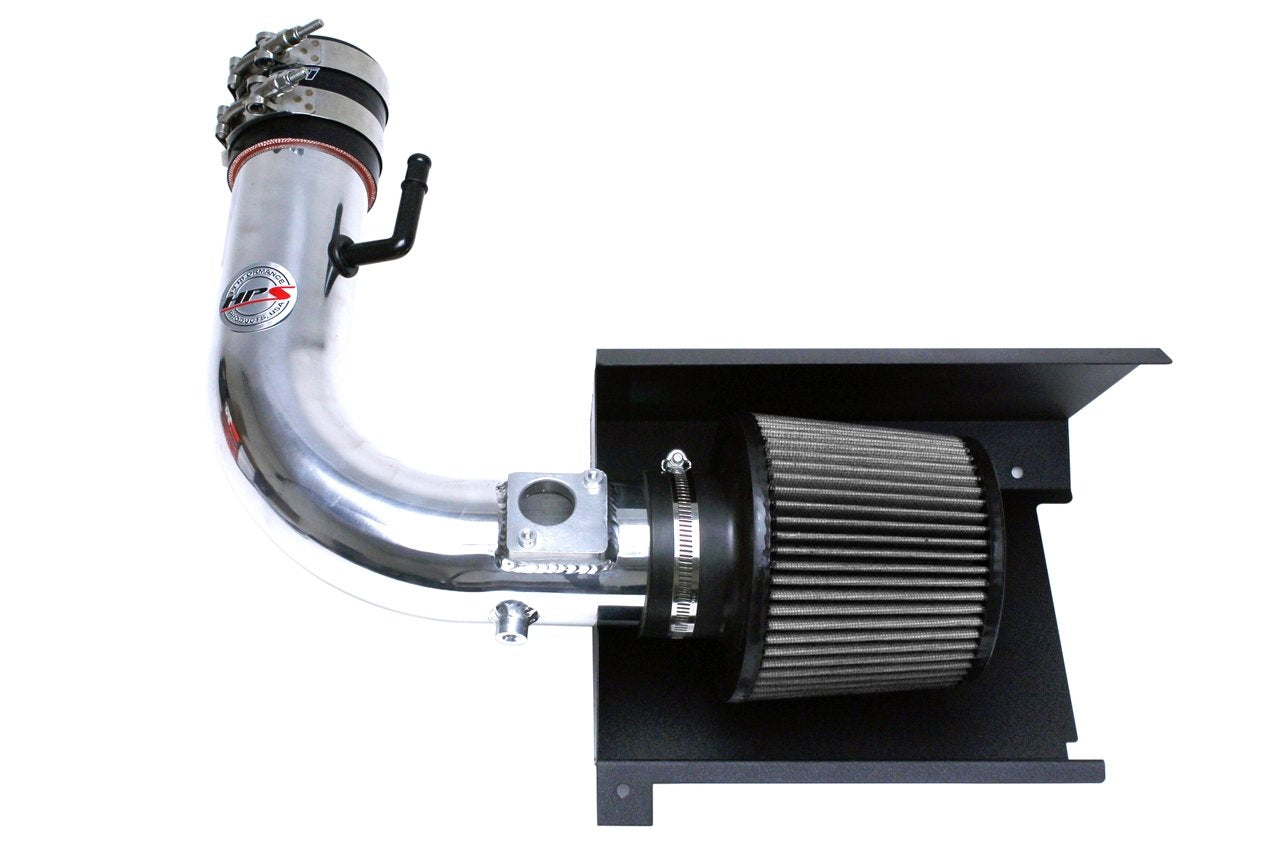 HPS Shortram Air Intake Kit 2012-2019 Toyota 86, Includes Heat Shield, Polish