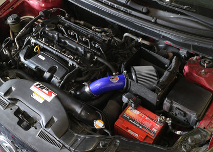 HPS Performance Products HPS Shortram Air Intake Kit 2013 Kia Forte5 2.0L, Includes Heat Shield, Blue