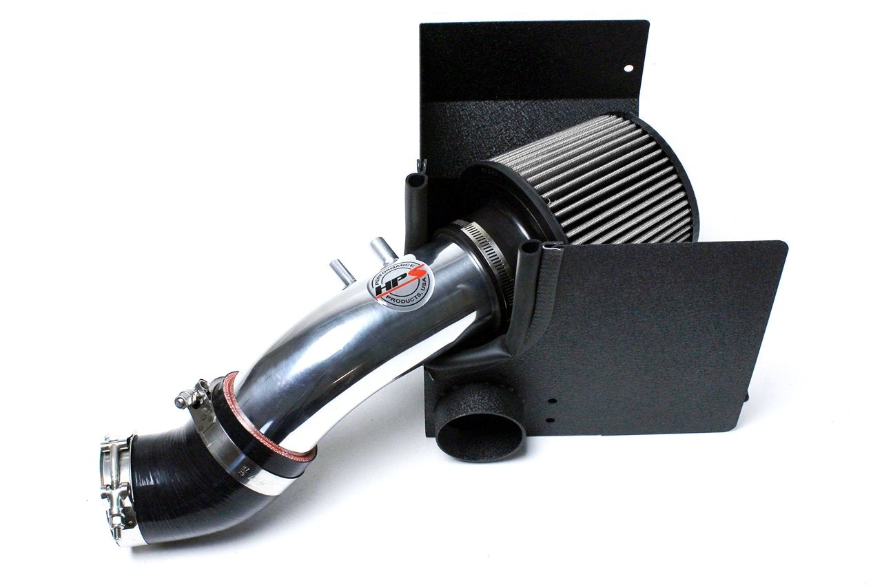 HPS Shortram Air Intake Kit 2010-2013 Kia Forte 2.0L, Includes Heat Shield, Polish