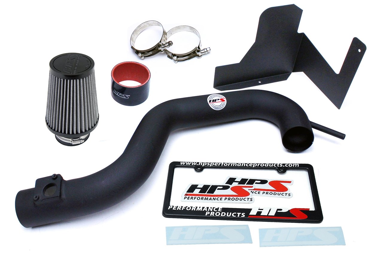 HPS Shortram Air Intake Kit 2010-2011 Subaru Legacy 2.5L Non Turbo, Includes Heat Shield, Black