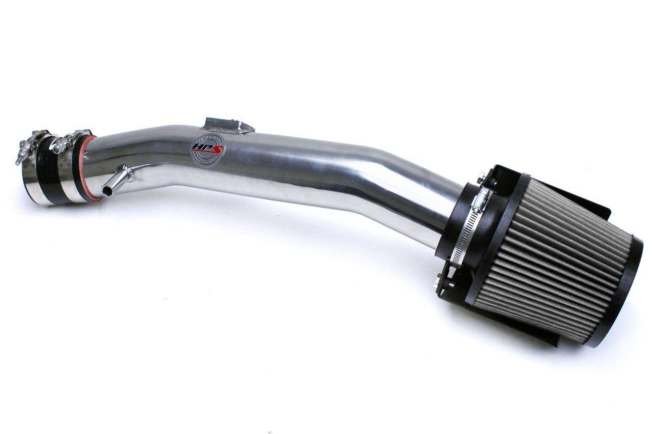 HPS Shortram Air Intake Kit 2004-2006 Nissan Altima V6 3.5L, Includes Heat Shield, Polish